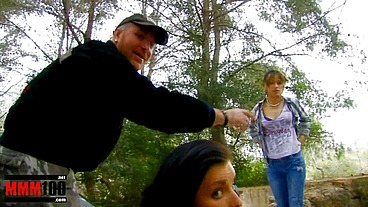 Zoe and Terry in the wood!