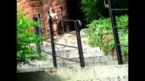 Masturbating on a public lake