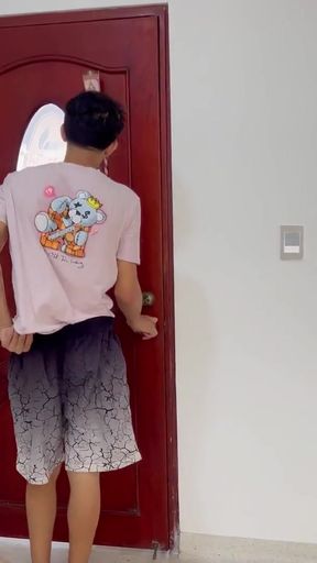 My wife doesn't know that I sneak the maid into it, and she enjoys my big cock very much.   Clip 1