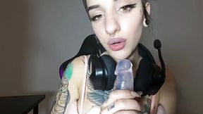 MY FIRST JOI IN SPANISH - WITH PRVEGA. "Now put it all in my little mouth"