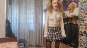 kicking my slave balls and face