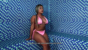 Curvy latina rubia de co&ntilde_o estrecho es follada por una gran verga a escondidas en un sauna, Cogeme o perder&aacute_s tu trabajo