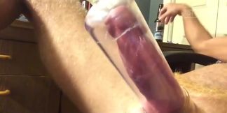 Watch It Grow in My Penis Pump
