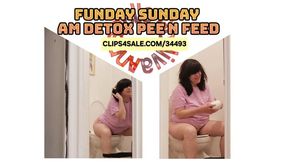 AM FUNDAY SUNDAY WAKE UP PEE n FEED