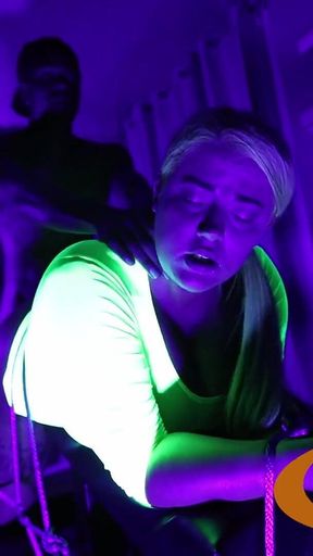 Semaj Media Natalia Sucks & Fucks Under a Blacklight!!