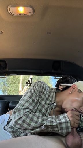 Big Cum Shot! Sucking off My Dl Homie Car Fun Hardcore Gay