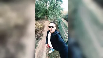 Twink Exhibitionist Strokes Monster Cock at Berlin Cruising Spot