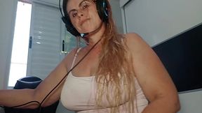 loira gamer palmerense tiffany montavani senta na rola grossa e grande do seu amigo negao akillies black e cavalga ate gozar nele