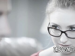 Nerdy Golden-haired Teen Banged By a Stranger