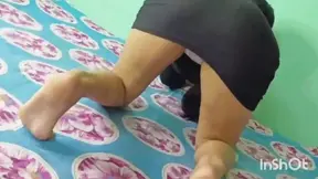 Indian college girl gets it rough in doggy style