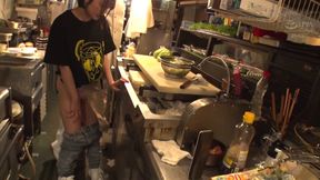 Shy bar girl with a gorgeous ass loses control from dual remote vibrators