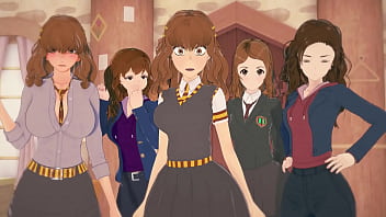 Hermione Granger Harem - Sex with 5 Girls