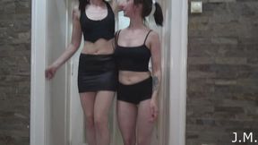 A small dose of competition between the two sisters
