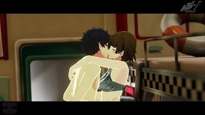 Persona 5 The Hentai - Joker has sex with Makoto Niijima