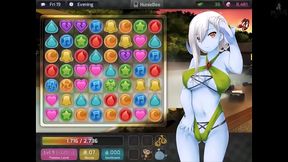 Brunette Neko Takes Dick In Sexy Anime Porn Game Huniepop Scene