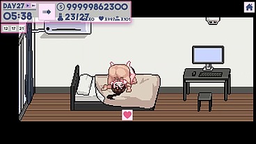 ApartmentStory [PornPlay Hentai game] Ep.4 this married woman is cheating while her husband is resting in the same room