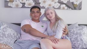 George Silva's Petite Blonde Passion with Halle