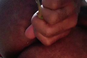 Masturbating with Eggplant Tore My Anus