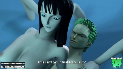 Robin Thanks Zoro by Taking his Virginity