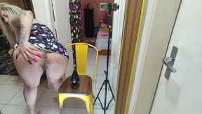 o cone... sera que consegui por ele todo no meu cu?