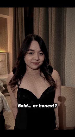 Would You Be Bold to Fuck Me Right Now, or Be Honest That You Are Too Shy to Admit That You Wanna Fuck Me?