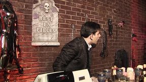 german girls fucked in the horror shop basement