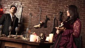 german girls fucked in the horror shop basement