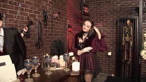 german girls fucked in the horror shop basement