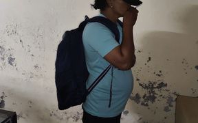 Collage Girl Caught Smoking Cigarettes, to Have Sex and Released