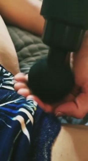 Massage gun - Dry Hump INTENSE Finger Fuck