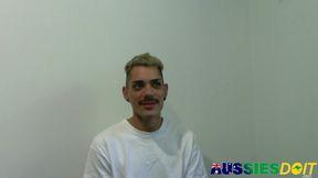 Blue Eyed Australian Gay Beckett Masturbates His Hard Dick