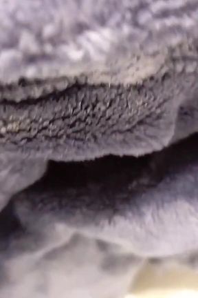 The Pig Shows You How Far the Cum in the Previous Video Splashed and His Big Cock Full of Semen