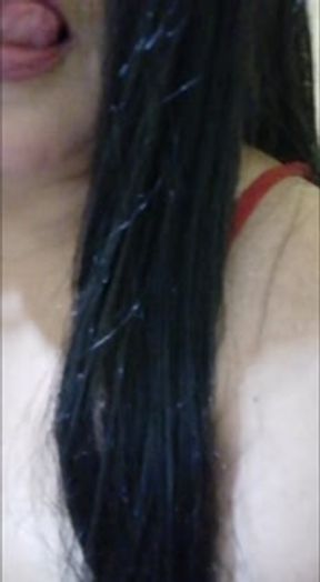 Cumpliendo la fantasía de mi amante le hago un squirt