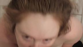 Hunny Rae got face fucked and swallows cum