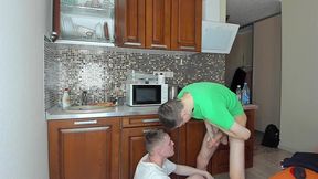 a classmate is sucking my third leg!