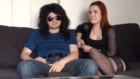 Redhead wife takes her tiny-dick husband to the sex therapist