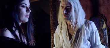 Danny d fools around as geralt and fucks blackhaired babe