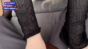 Horny SEASONED BEAUTY neighbor gives a sloppy blowjob and gets fucked hard