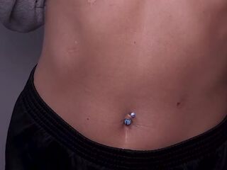 Flashing my small, perky tits