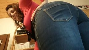 wet all the jeans full of warm pee