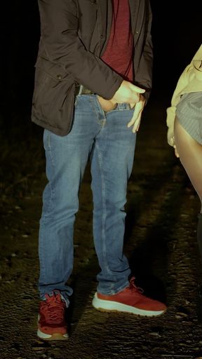Spectacular moment from &quot;An incredible stranger caught me masturbating in a public park💦&quot;
