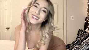 Blowjob princess gives you JOI and gets you ready to cum down her throat, POV