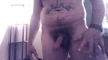 Hairy Italian Otter Bear Jacking Cum