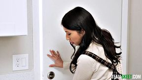 Penelope Woods finds out her boyfriend cheats, so his dad Chris Epic teaches her all about anal payback