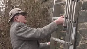 Tattooed babe gets two cocks in her pussy