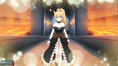Bowsette mi nueva princesa desnuda y caliente