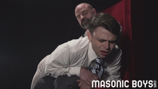 MasonicBoys - Dom daddy bear spanks and milks Austin Young