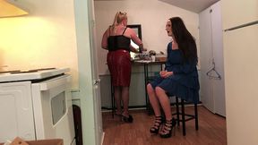 dressed in drag for girls night out