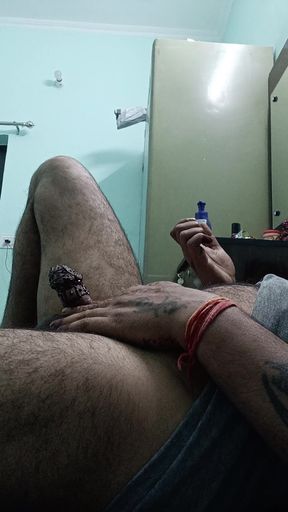 Indian Desi Man Enjoy Shower and Sex