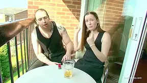 Rough Sex At Home With Their Lodger Watching